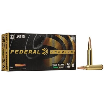 BULLET FEDERAL GOLD MEDAL .338 LM 250Gr SIERRA MATCH KING BT HP