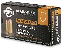NABOJ PPU 9mm MAKAROV DEFENSE