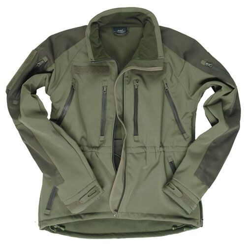 SOFTSHELL JAKNA MIL-TEC PLUS OLIV