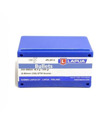 LAPUA BULLETS .338 OTM SCENAR GB528 /300 GR