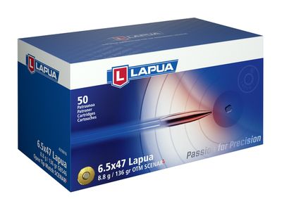 NABOJ LAPUA 6,5 x 47 Lapua SCENAR OTM 136 gr / 8,8 g  50/1