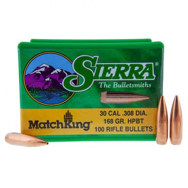 SIERRA BULLETS .308 168 GR HPBT MATCHING
