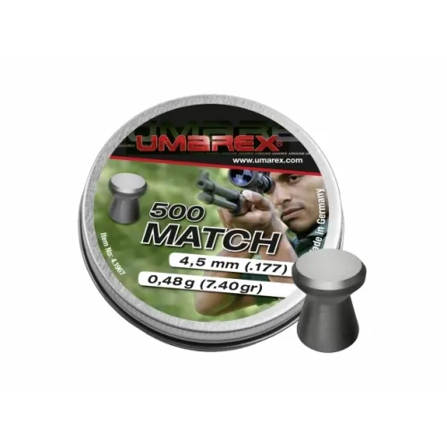 DIABOLE UMAREX MATCH kal. 4,5 mm 0.48 g