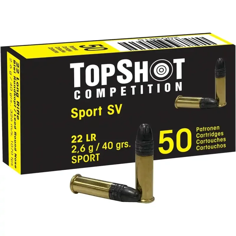NABOJ TOPSHOT COMPETITION .22 LR BLACK EDITION SV