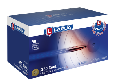 NABOJ LAPUA .260 REM SCENAR-OTM 136 gr 50/1