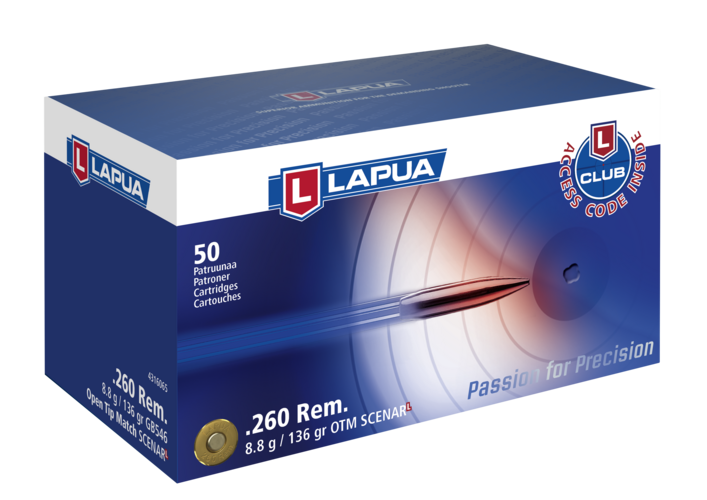 NABOJ LAPUA .260 REM SCENAR-OTM 136 gr 50/1