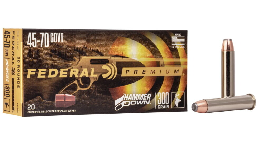NABOJ FEDERAL 45-70 GOVT PREMIUM HAMMER DOWN 300 gr NABOJ FEDERAL 45-70 GOVT PREMIUM HAMMER DOWN 300 gr