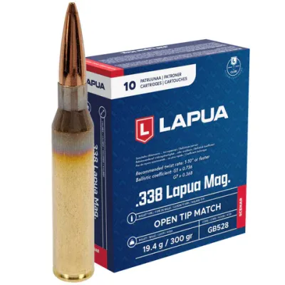 BULLETS LAPUA .338 LM SCENAR OTM 19,4g/300gr GB528