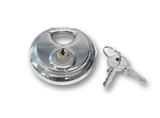 Cut-Resistant Disc Lock for Sea Cans