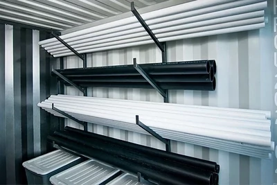 Container Pipe Storage Rack Bracket (Single)