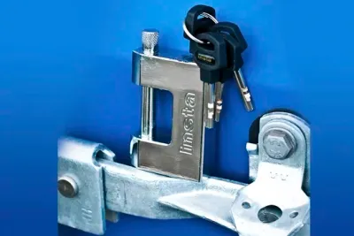 Slide-Bolt Lock for Shipping Containers