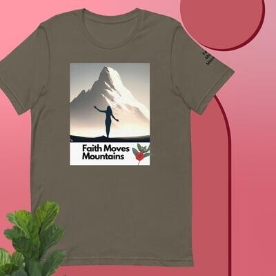 Women&#39;s Faith Moves Mountains T-Shirt