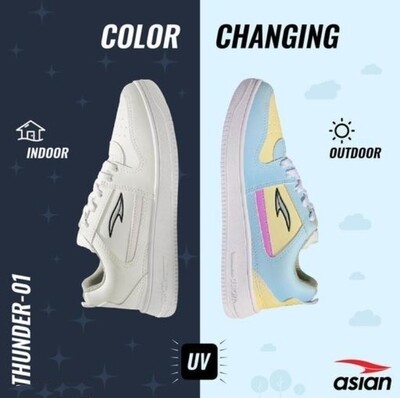 ASIAN Men&#39;s Casual Colour Changing Sneakers 
