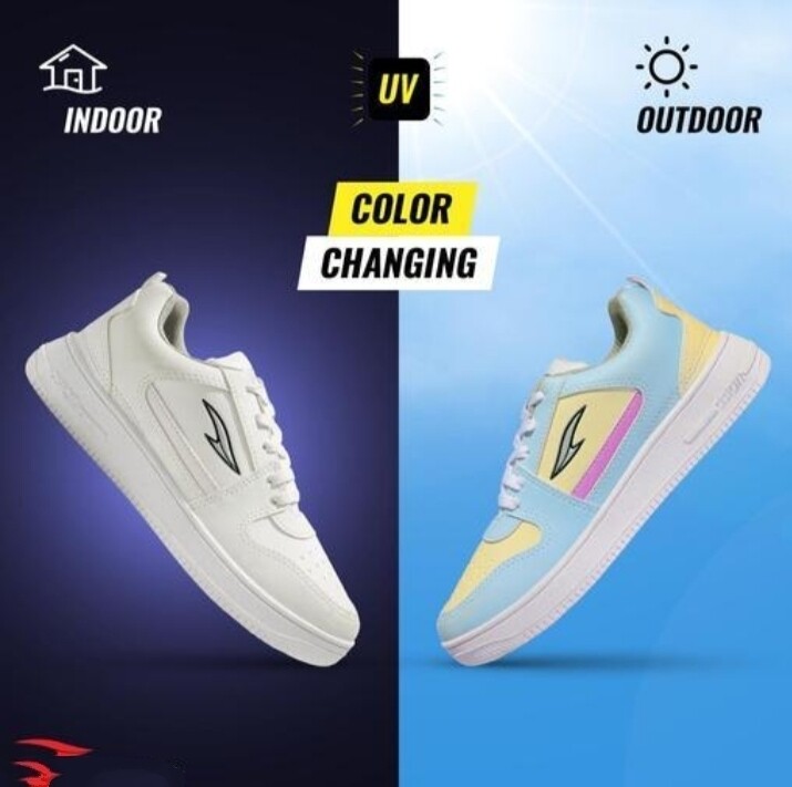 ASIAN Men&#39;s Casual Colour Changing Sneakers 