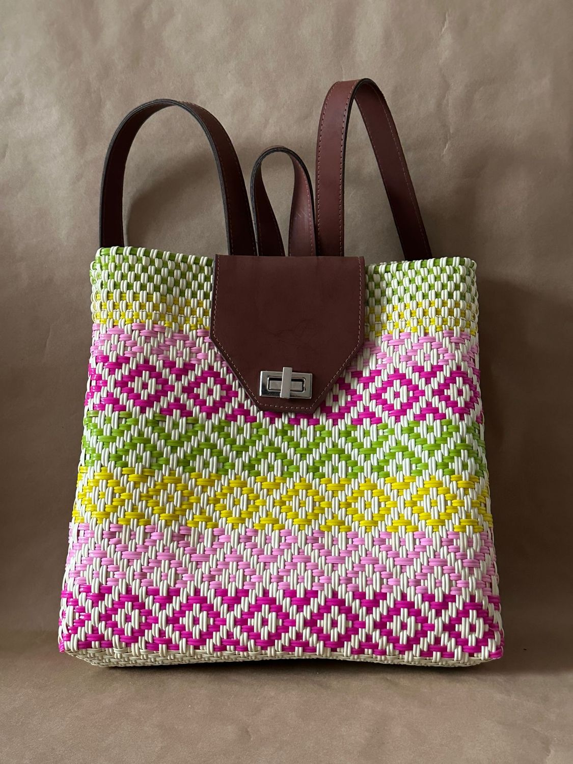 Mochila Artesanal | Backpack Tropical vibes