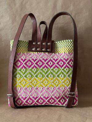 Mochila Artesanal | Backpack Tropical vibes