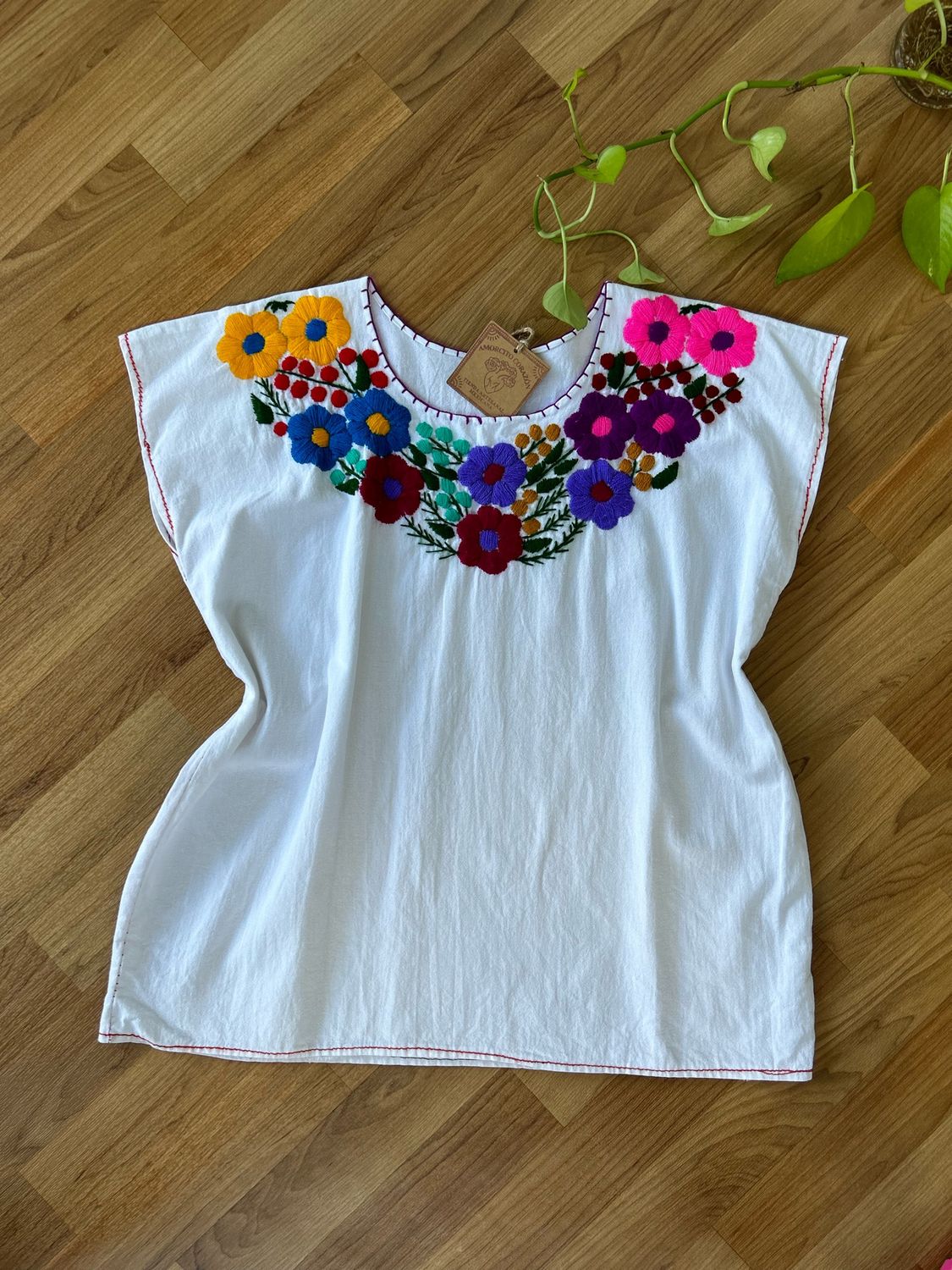 Blusa Cadenilla Flores One Size