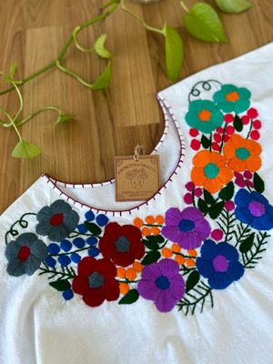 Blusa Cadenilla Flores | 1X