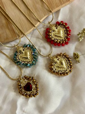 Collar Sagrado Corazón Milagrito Mediano