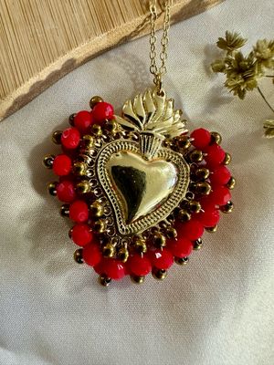 Collar Sagrado Corazón Milagrito XL