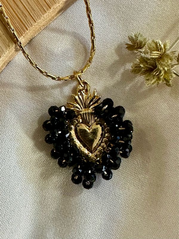 Collar Sagrado Corazón Milagrito Pequeño