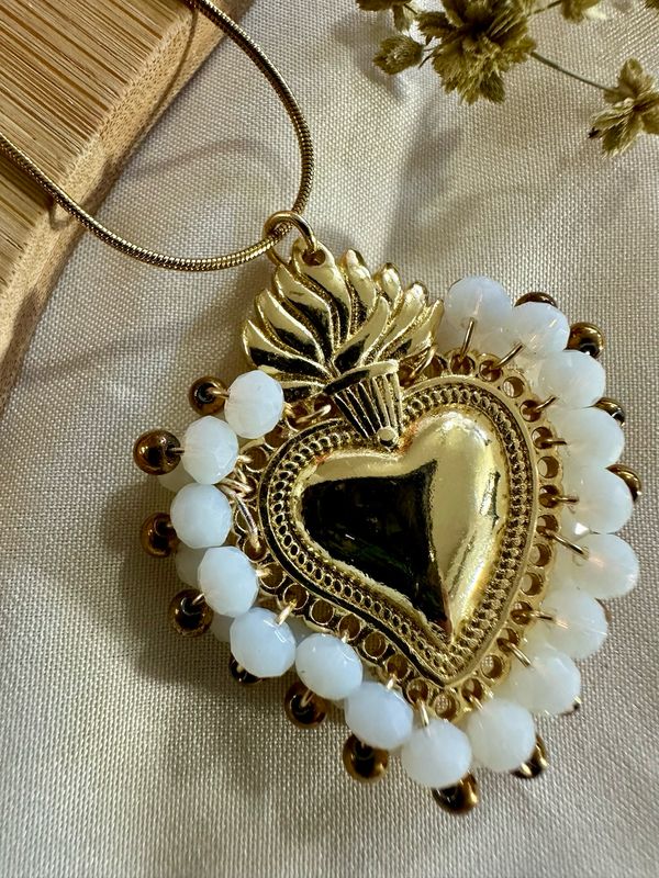 Collar Sagrado Corazón Milagrito