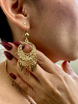 Pantalla Filigrana Sol Gold Plated 18k
