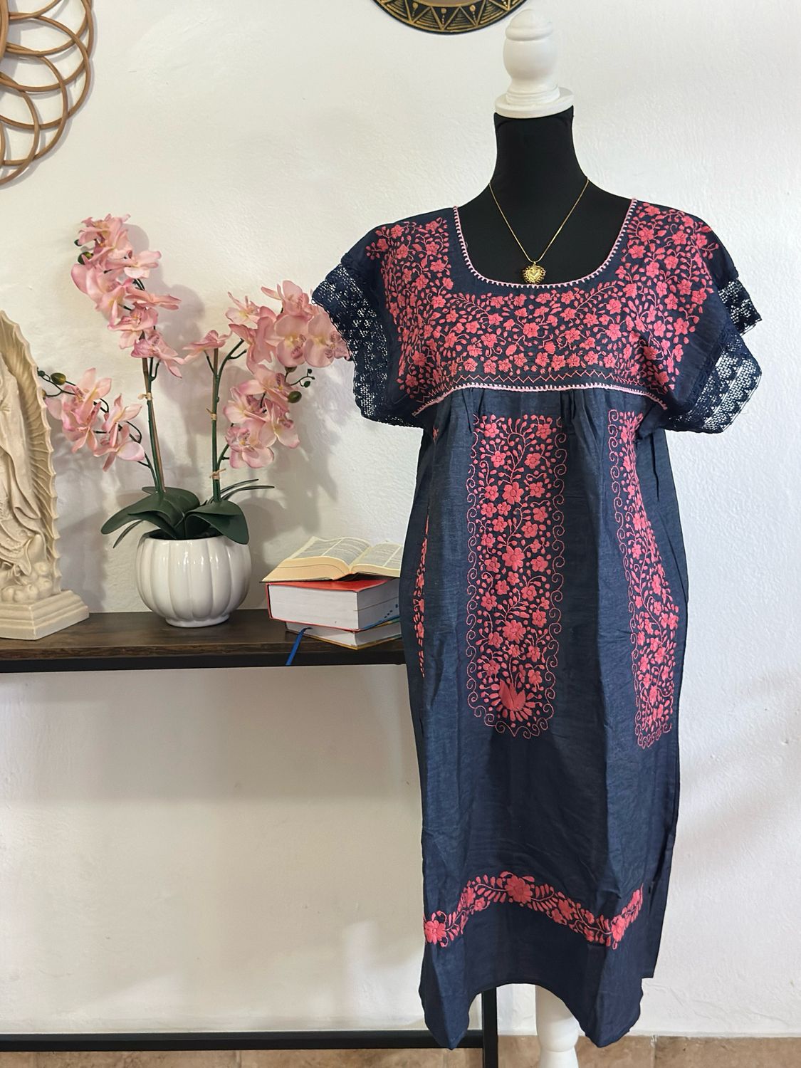 Vestido Florecitas OS | Bordado a mano