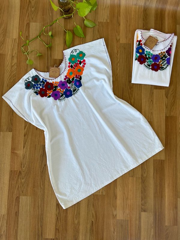 Blusa Cadenilla Flores | 1X