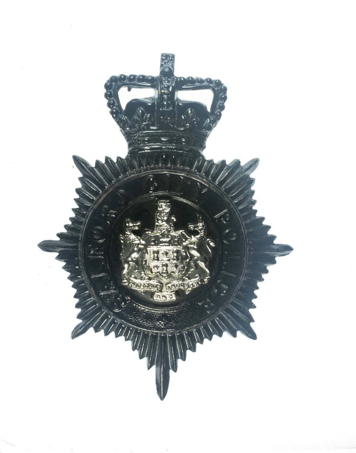 Salford City Police  Mutual Aid Helmet Plate