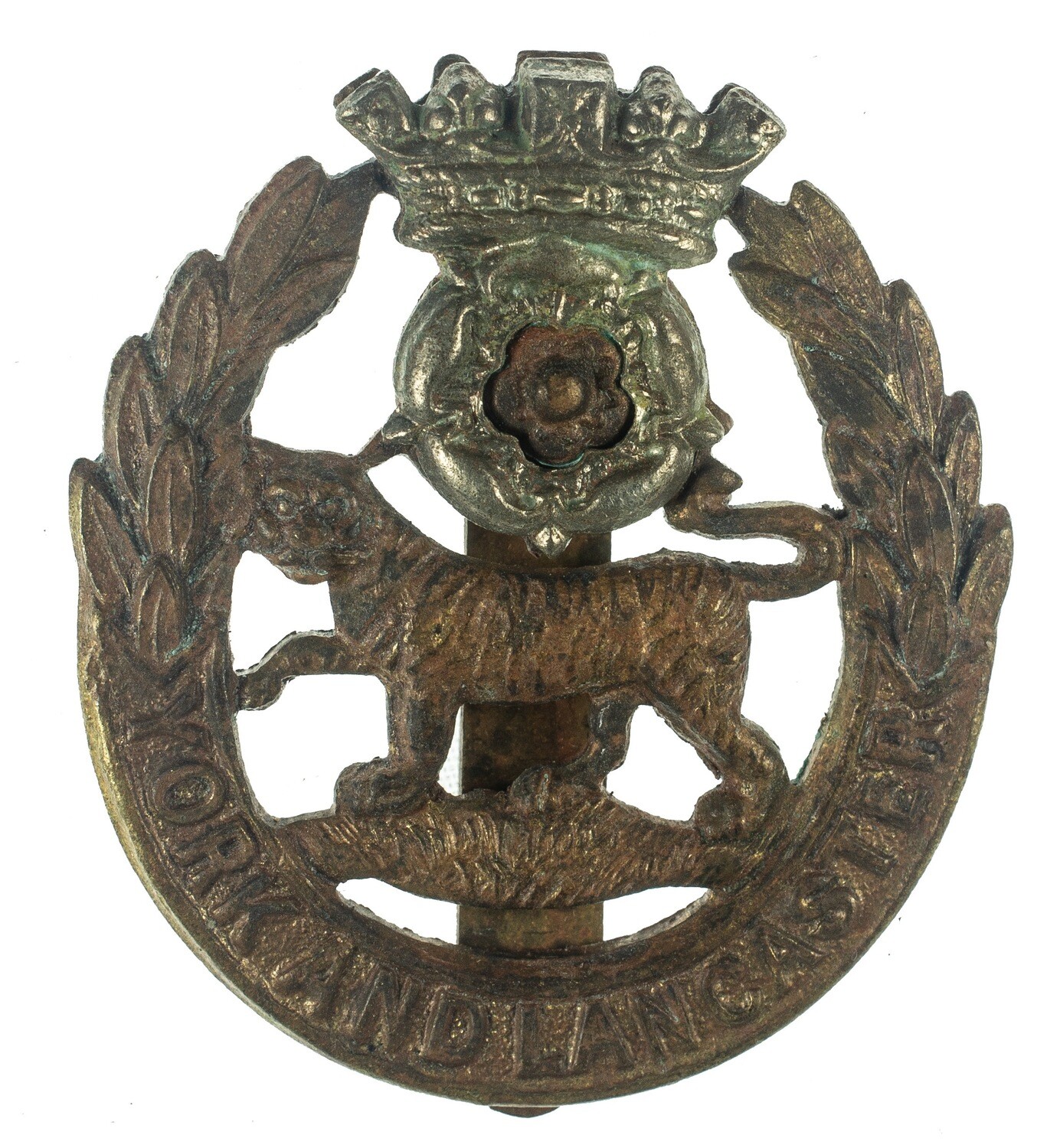 he York and Lancaster Regiment Cap Badge (WW1)
