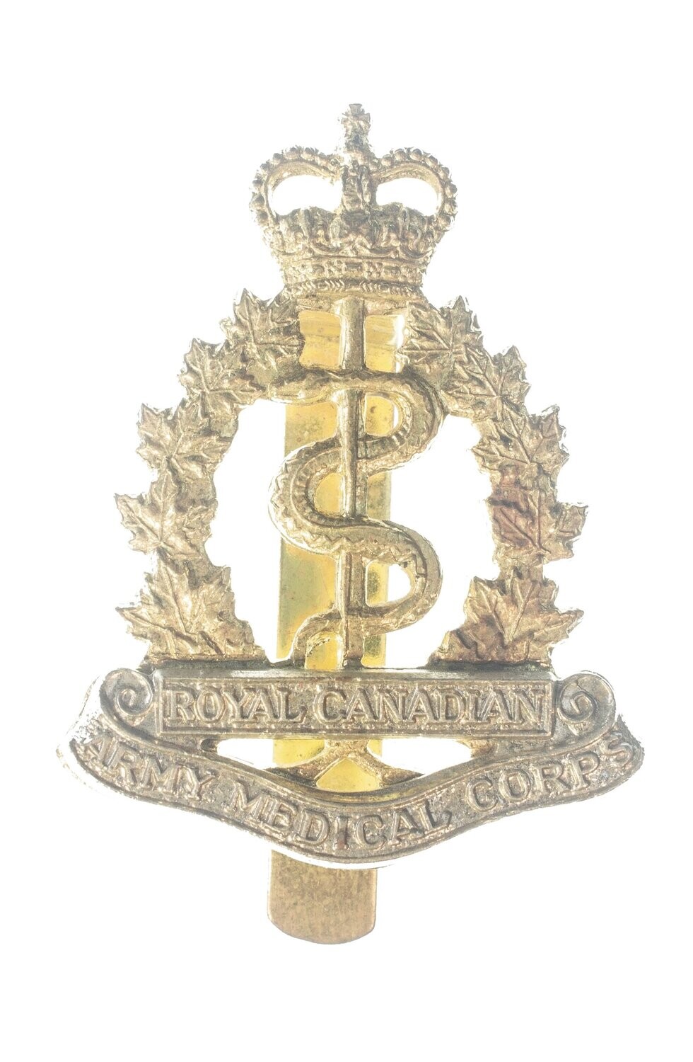 Royal Canadian Army Medical Corps Cap Badge