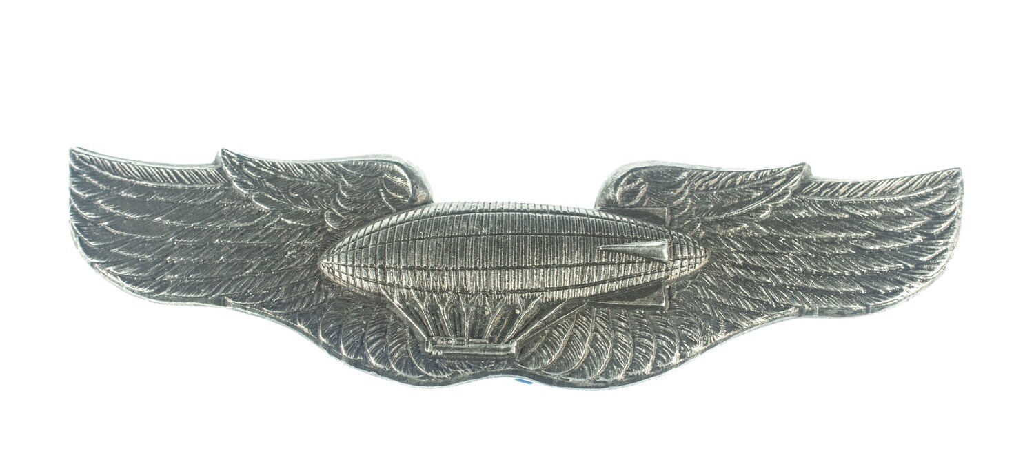 Very Rare USAF Badge:   WW1 Airship Pilot Wings