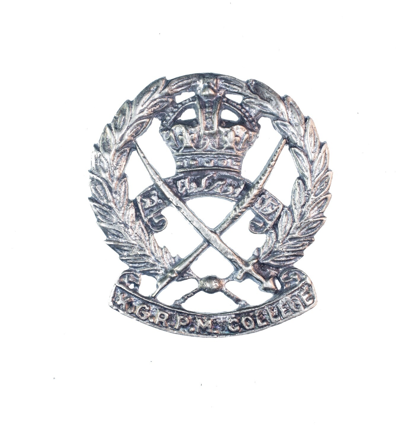 Pakistan  - K.G.R.P.M. College. Cap Badge (c.1925)