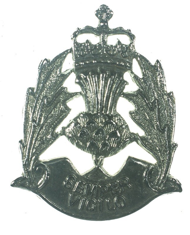 Police Scotland &quot;Other Ranks&quot;  Cap Badge