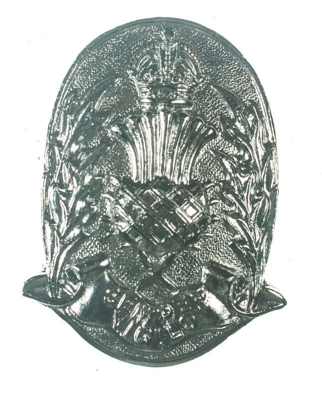 Scottish Police National Standard &quot;Other Ranks&quot;  Cap Badge