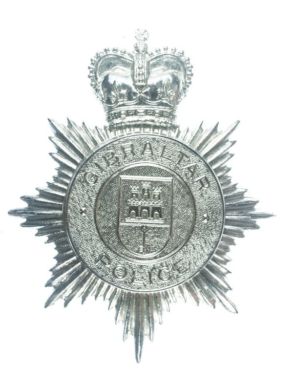 Royal Gibraltar Police Helmes Plate