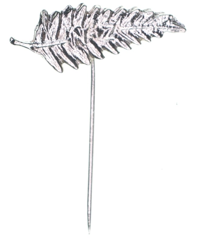 New Zealand Police Badge: Fern lapel pin