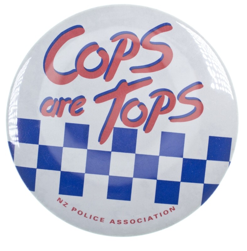 New Zealand Police - Cops are Tops badge