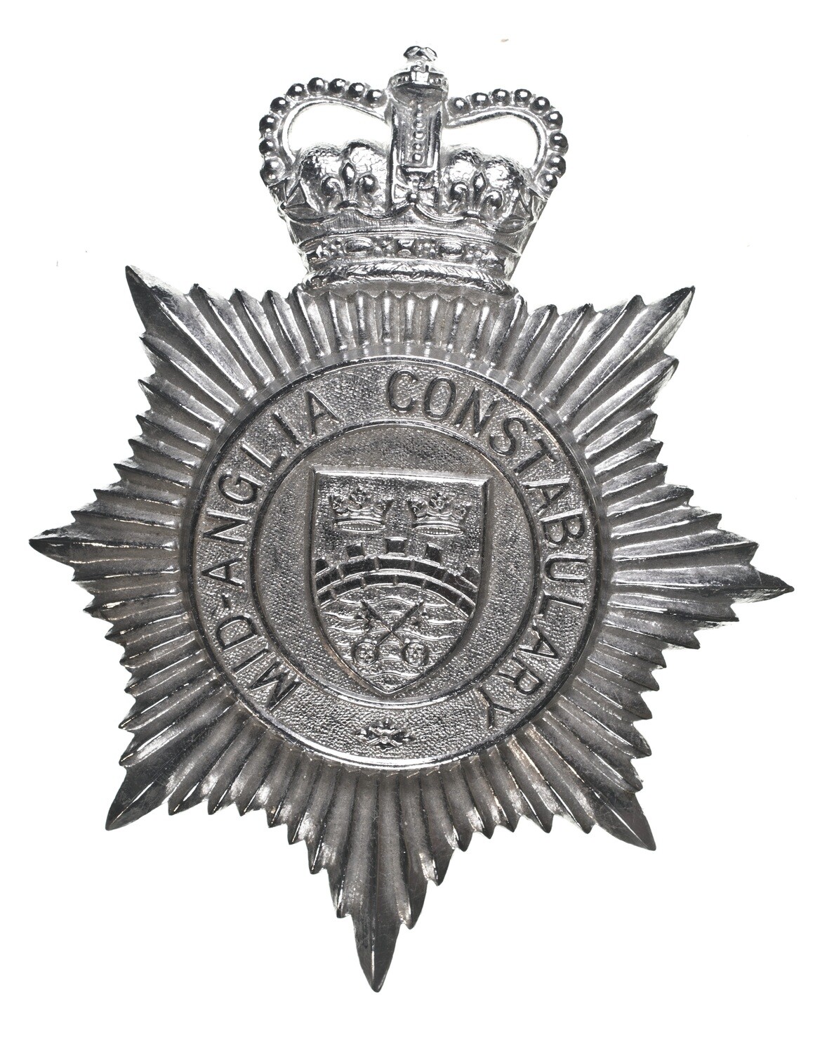 Mid-Anglia Constabulary Helmet Plate (1965-1974)