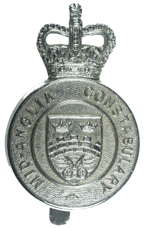 Mid-Anglia Constabulary Cap Badge (1965-1974)