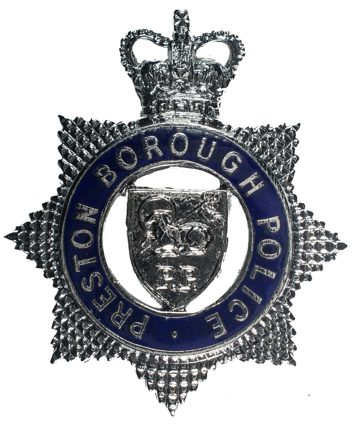 Preston Borough Police Senior Officers Cap Badge. (1953-1969)