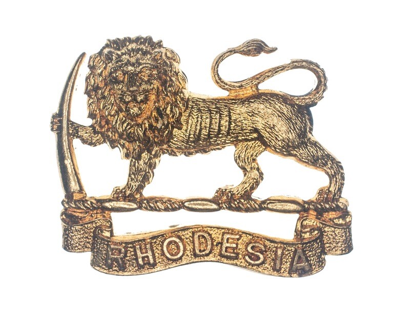 4th Rhodesian Anti Tank Battery Beret Badge