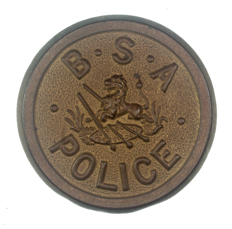 British South Africa Police Bridle Boss (1896-1920&#39;s)