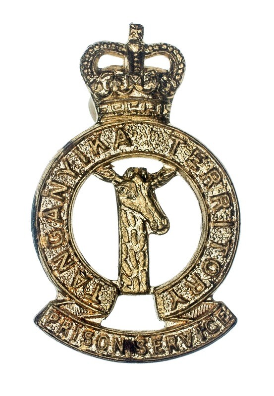 Tanganyika  Terrority Prisons Cap Badge (1916-1953)