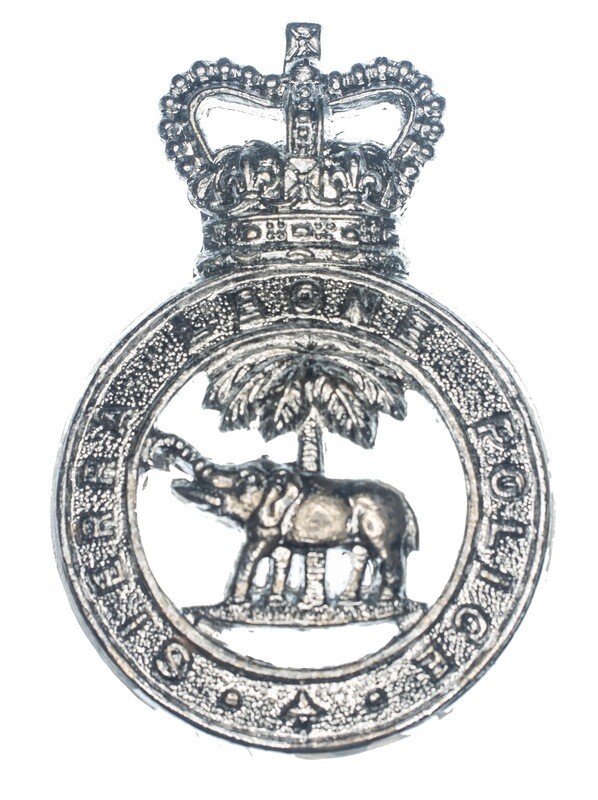 Sierra Leone Police Cap Badge (1953-1961)