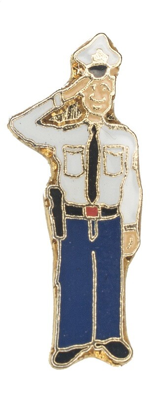 Saluting Officer Pin
