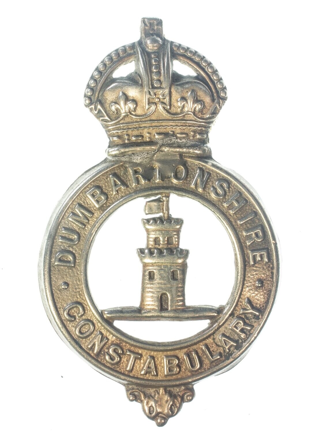 Dumbartonshire Constabulary  Cap Badge