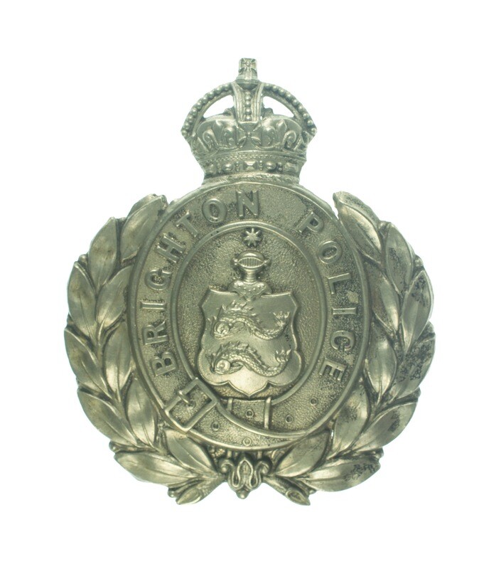Brighton Borough Police (1902-1935).   (2 of 2 badges)