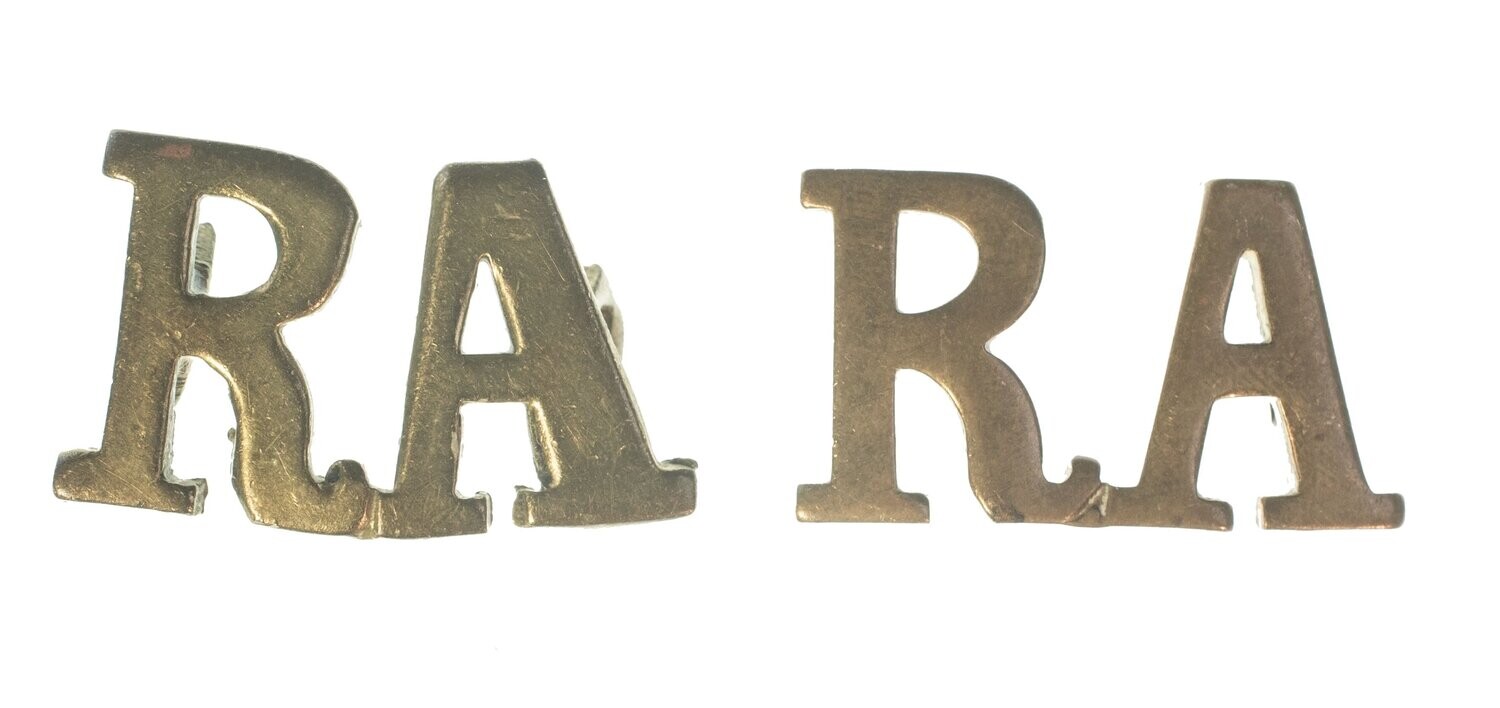 Royal  Artillery Shoulder Titles (c. WW2)